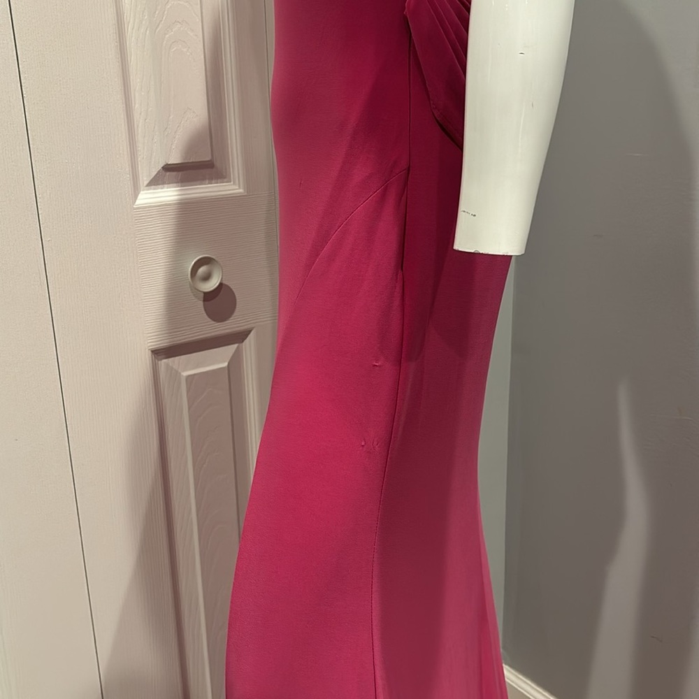 NWOT Ieena for Mac Duggal drape back gown - Picture 9 of 13
